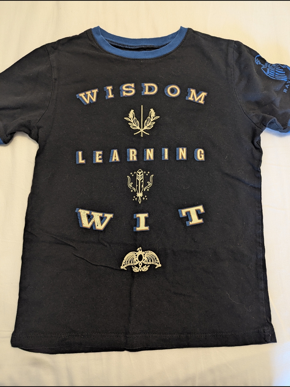 Harry potter Ravenclaw Tee 'WISDOM LEARNING WIT'  Universal